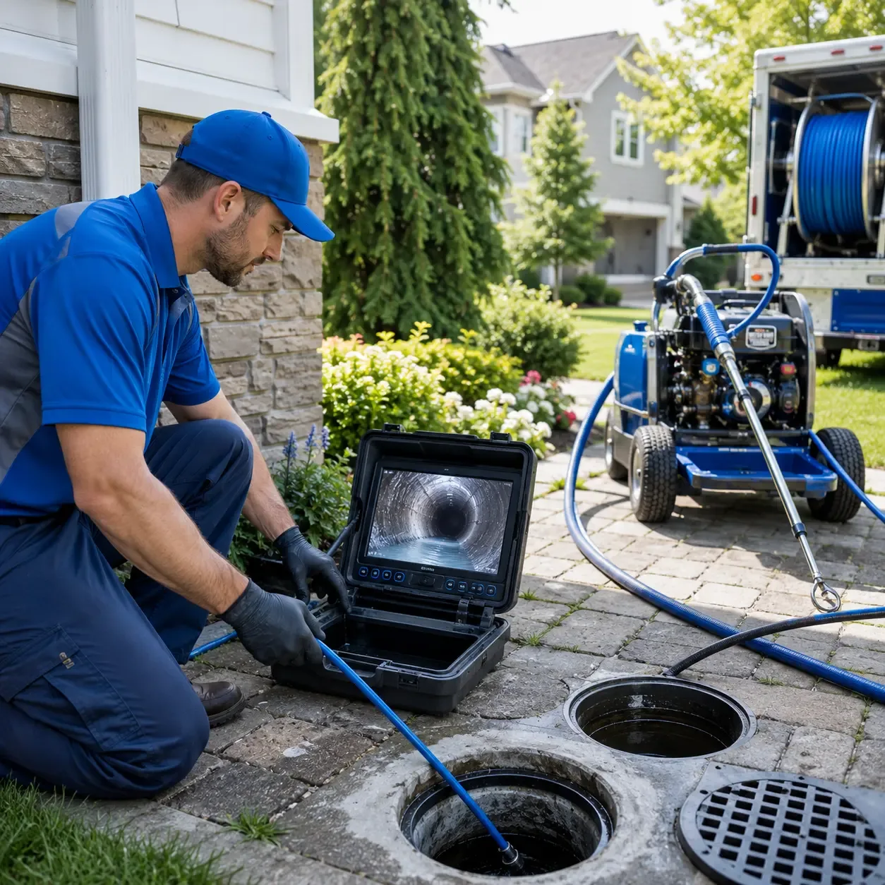 Outdoor drain cleaning professionals serving Ellsworth, KS