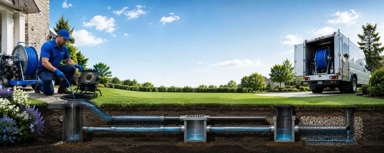 Outdoor drain cleaning information for Ellsworth, KS